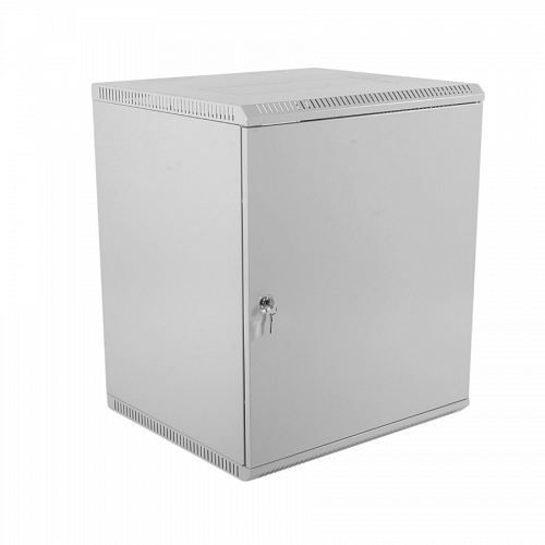 Шкаф телекоммуникационный настенный разборный ЭКОНОМ 12U (600x350) дверь металл