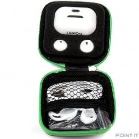 Dialog  ES-75BT WHITE Bluetooth с кнопкой ответа для мобильных устройств, белая