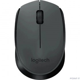 910-004658 Logitech Wireless Мышь беспроводная M170, Black