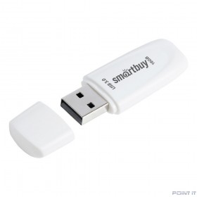 Smartbuy USB Drive 16Gb Scout White [SB016GB2SCW]