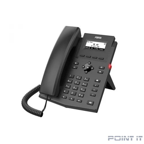 Телефон IP Fanvil X301G c б/п черный