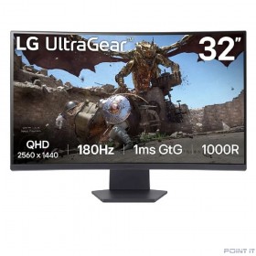 Монитор LCD LG 31.5&quot; 32GS60QC-B UltraGear {VA Curved 2560x1440 180Hz}