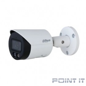 DAHUA DH-IPC-HFW2849SP-S-IL-0280B Уличная цилиндрическая IP-видеокамера Full-color с ИИ 8Мп, 1/2.7” CMOS, объектив 2.8мм, видеоаналитика, ИК до 30м, LED до 30м, IP67, корпус: металл