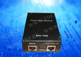 PSE131B-CEC PoE, инжектор (PSE), 24V 18W, Кабель питания ЕВРО, тип 01CEC, черный РАСПРОДАЖА