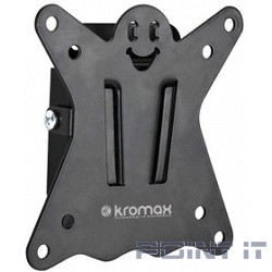 Kromax CASPER-100 black, Кр. стал. наст. для TV 10&quot;-32&quot;, max 25 кг, 0 ст св., от ст. 21 мм, max VESA 100x100 мм.