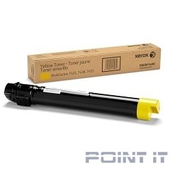 XEROX 006R01518 Тонер-картридж XEROX WC 7545/7556/7525, Yellow, (15К), {GMO}