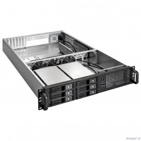 Exegate EX294285RUS Серверная платформа ExeGate Pro 2U660-HS06 &lt;RM 19&quot;, высота 2U, глубина 660, Redundant БП 2x1000W, 6xHotSwap, USB&gt;