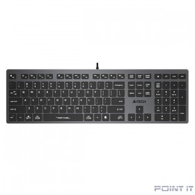 Клавиатура A4Tech Fstyler FX50 серый USB slim Multimedia (FX50 GREY) [FX50 GREY]