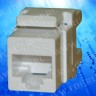 Модуль Keystone неэкранированный, RJ-45, cat.5е, 180°, под инструмент, белый, для патч-панели