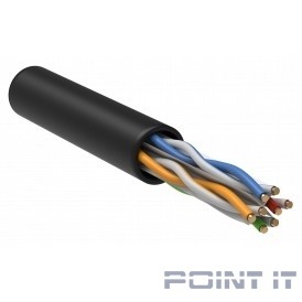 ITK LC3-C604-129 Витая пара U/UTP кат.6 4x2x23AWG LSZH черный (305м)