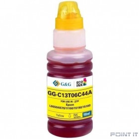 Чернила G&amp;G GG-C13T06C44A №112 желтый 100мл для Epson L6550/6570/11160/15150/15160