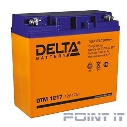 Delta DTM 1217 (17 А\ч, 12В) свинцово- кислотный аккумулятор