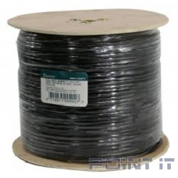 5bites Express FS6575-305BPE FTP/SOLID/6CAT/23AWG/COPPER/PE/BLACK/OUTDOOR/DRUM/305M