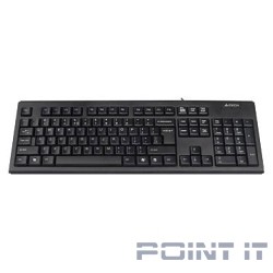 Keyboard  A4tech KR-83 black USB, проводная USB, 104 клавиши [533406]