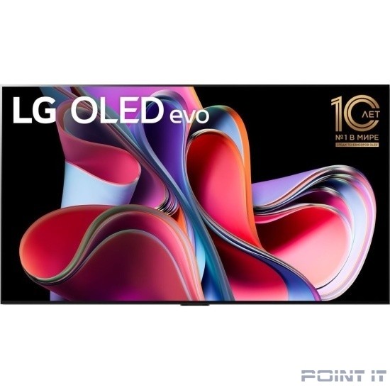 LG 55" OLED55G3RLA.ARUB атласное серебро {Ultra HD 120Hz DVB-T DVB-T2 DVB-C DVB-S DVB-S2 USB WiFi Smart TV}