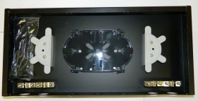 Корпус кросса оптического в стойку 19&quot; 24 FC порта Simplex, 1U, сплайс кассета, металлический, &quot;L&quot;, O-тип