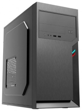 Корпус FOXLINE FL-702 MiniTower Цвет черный FL-702-FZ450-U32