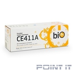 Bion CE411A Картридж для HP CLJ Pro 300 Color M351 /Pro 400 Color M451 Cyan, 2 600 стр.   [Бион]