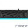 Клавиатура A-4Tech Fstyler FK10 BLUE черный/синий USB [1147528]