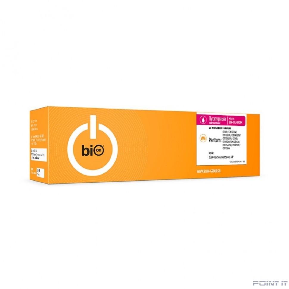 Bion BCR-CTL-1100XM Картридж CTL-1100XM для Pantum CP1100/CM1100DN/CM1100DW/CM1100ADN/CM1100ADW/CP1105/CP1105DW/CM1105ADN/CM1105ADW/CM1105DN/CM1105DW, пурпурный (2300 стр.)