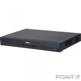 DAHUA DHI-NVR2208-I2 8-канальный IP-видеорегистратор 4K,  H.265+, видеоаналитика, входящий поток до 80Мбит/с, 2 SATA III до 10Тбайт