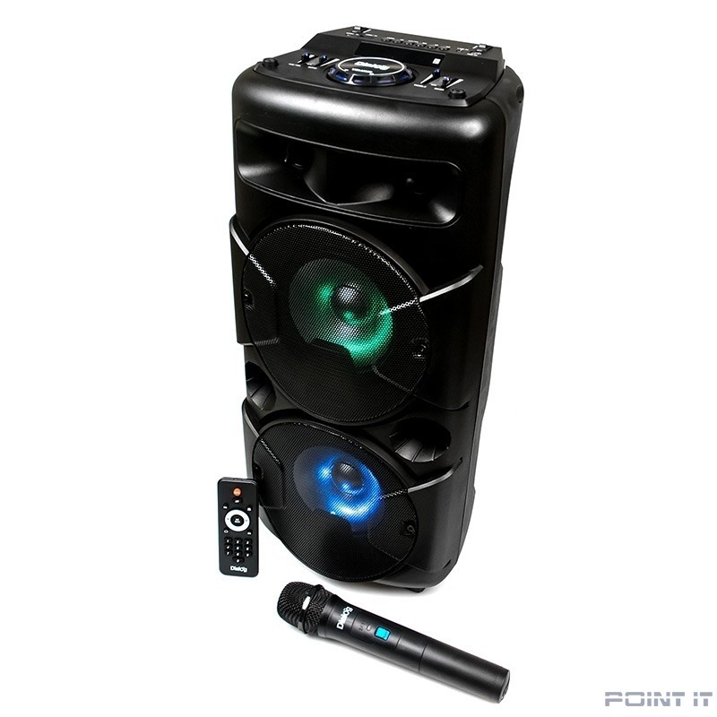 Dialog Oscar AO-20 - акустические колонки 1.0, 30W RMS, беспроводной микрофон, BT+FM+USB+SD+LED