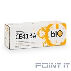 Bion CE413A Картридж для HP CLJ Pro300/Color M351/Pro400 Color/M451,  Magenta, 2600 стр.   [Бион]