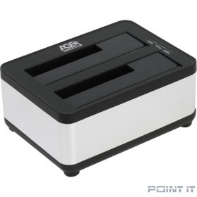 Док станция для HDD 2.5&quot;/3.5&quot; SATA AgeStar 3UBT8 (SILVER) clone, USB3.0, пластик+алюминий, серебристый,