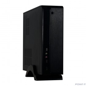 Exegate EX268691RUS Корпус MiniITX Exegate MI-207 Black, miniITX/mATX, &lt;M450, 80mm&gt;, 2*USB, Audio