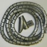 Органайзер  для проводов с инструментом для укладки, ID-20mm, 2м, пластик, серый, Netko