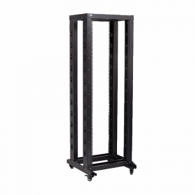 					ITK 19 двухрамная стойка, 37U, 600x600, на роликах, черная				 