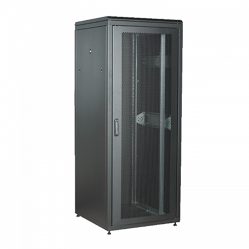 ITK Шкаф сетевой 19 LINEA N 28U 800х800мм перф. пер. дв. задн. металл. чер.