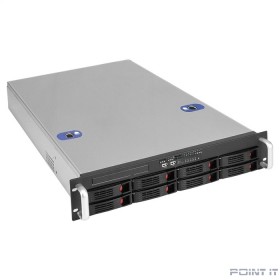 Exegate EX296378RUS Серверный корпус ExeGate Pro 2U660-HS08 &lt;RM 19&quot;, высота 2U, глубина 660, БП 1000ADS, 8xHotSwap, USB&gt;