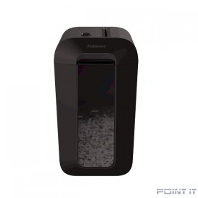 Fellowes Шредер PowerShred LX65 FS-44007(01), черный {DIN P-4,  4х37мм, 8 лст., 17 лтр.,  уничт.: скрепки,скобы,карты}