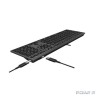 Клавиатура A4Tech Fstyler FX60H серый USB slim LED (FX60H GREY/NEON) [FX60H GREY/NEON]