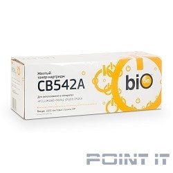 Bion CB542A Картридж для HP CLJ CM1300/CM1312/CP1210/CP1215/CP1525/CM1415  Y, 1500 страниц   [Бион]