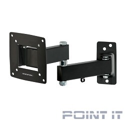Kromax OPTIMA-104 black {Кронштейн для LED/LCD телевизоров 10&quot;-28&quot;, max 25 кг, настенный, 3 ст свободы, наклон +5°-12°, поворот ±90°, от стены 68.5-322 мм, max VESA 100x100 мм}