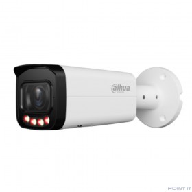 DAHUA DH-IPC-HFW2249TP-ZAS-IL Уличная цилиндрическая IP-видеокамера SmartDualLight 2Мп, 1/2.8” CMOS, моторизованный объектив 2.7~13.5мм, видеоаналитика, микрофон, ИК 60м, LED 60м; IP67, IK10