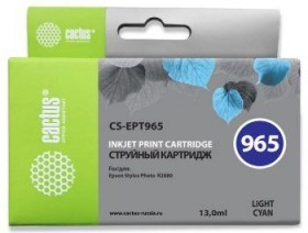 Картридж LIGHT CYAN 13ML CS-EPT965 CACTUS