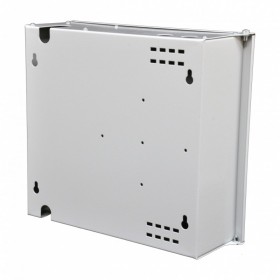 Корпус кросса оптического настенного КОН-8 FC Simplex,  ложементдля КДЗС, с замком, металлический, (62*250*190мм), U-тип