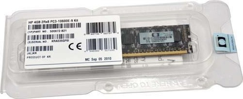 Модуль памяти HP 4GB (1x4GB) Dual Rank x8 PC3-10600 (DDR3-1333) Unbuffered CAS-9 Memory Kit, 500672-B21, 500672-S21, 500672R-B21, 501541-001, 67Y1389, 500210-171, 595102-001