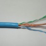 Кабель F/UTP4 (FTP4 ) cat.5e NETKO /4 пары 24 AWG BC / одножильный / экранированный / 305м / синий "СКС", FLUKE TEST