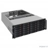 Exegate EX293583RUS Серверный корпус ExeGate Pro 4U660-HS24 <RM 19", высота 4U, глубина 660, БП 1200ADS, 24xHotSwap, USB>