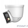 DAHUA DH-IPC-PDW3849P-A180-E2-AS-PV-0280B Уличная купольная IP-видеокамера DUO с ИИ и активным сдерживанием 2x 4Мп, 1/2.7” CMOS, моторизованный объектив 2.8мм, видеоаналитика, ИК 25м, LED 20м