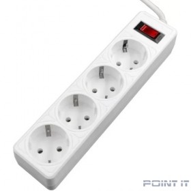 5bites Сетевой фильтр GARDA SP4W-518 4S / 3*0.75MM2 / 1.8M / WHITE