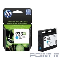 HP CN054AE Картридж №933XL, Cyan {Officejet 6100/6600/6700, Cyan}