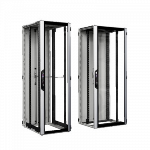 VX IT Шкаф 600x2000x600 42U standard обзорная и глухая двери 19 спереди