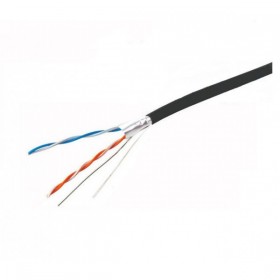 Кабель LC FTP2 cat.5e, 305м, Cu, наружный, черный