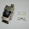 Модуль Keystone экранированный, RJ-45, cat.6, 90°, 110/Krone тип, под инструмент, KE, металлик, Netko СКС