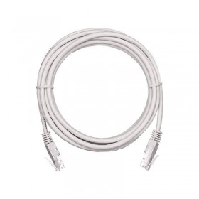 Патч-корд Technolink UTP4 cat 5e, 5.0м, BC, серый